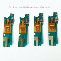 Cargador USB Puerto de carga Conector Dock MIC Flex Cable PCB Board para Wiko U10