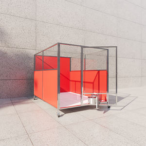 Nouveauté, prix d'usine, niche pour chien, <span class=keywords><strong>cage</strong></span>, <span class=keywords><strong>cage</strong></span> pour animaux de compagnie robuste, grande <span class=keywords><strong>cage</strong></span> pour chien, acier inoxydable 304, niche de luxe pour chien, toutes saisons - Product Image 2