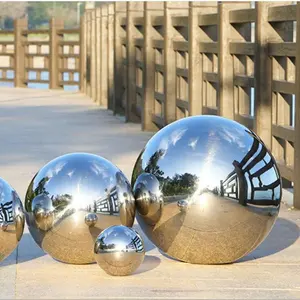 Stainless Steel Sculpture 2021 Stainless Steel Park Mirror Polish Sphere