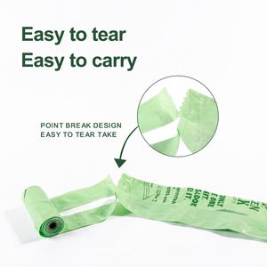 Bolsas Compostables Ecológicas para Excremento de Perro, Forma de Camiseta, Portátiles, Fáciles de Transportar, 4 Rollos, Precio de Fábrica al por Mayor OEM - Product Image 3