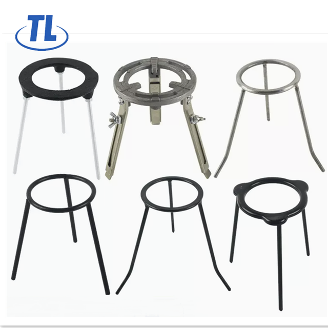 Laboratory Tripod Stand, Metal Tripod Support for Beaker Alcohol Lamp Heating Experiment