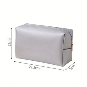 Wholesale Custom Logo Waterproof PU Leather <b>Makeup</b> Bag Large Capacity Travel Toiletry Organizer for Women - Product Image 1