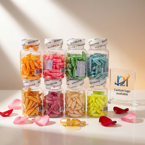 Cápsulas <span class=keywords><strong>de</strong></span> Suero Líquido Blanqueador con Retinol, <span class=keywords><strong>Vitamina</strong></span> <span class=keywords><strong>E</strong></span>, <span class=keywords><strong>Vitamina</strong></span> B5, Aloe Vera, Ácido Hialurónico y Té Verde Coreano <span class=keywords><strong>de</strong></span> Algas Marinas <span class=keywords><strong>de</strong></span> Marca Privada - Product Image 1