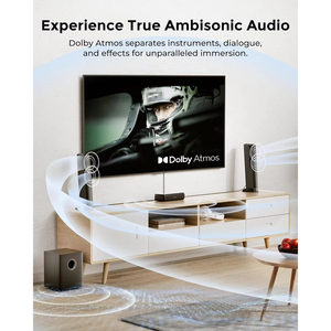 Barre de son 5.1 canaux avec système audio surround <span class=keywords><strong>Dolby</strong></span> <span class=keywords><strong>Atmos</strong></span> pour téléviseur, interface optique RGB, détachable - Product Image 3