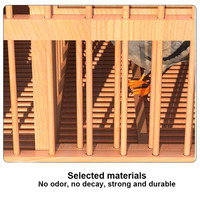 Vente chaude, cage à pigeons de course moderne de luxe en bois massif, cloison modulaire mobile, boîte de nidification pour pigeons reproducteurs, cage pour oiseaux