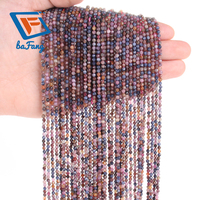 Perles de pierre à facettes en vrac de saphir rubis de 2MM pour accessoires de fabrication de bracelets de bijoux