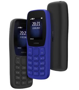 Téléphone à clavier pour Nokia 105 (Version <span class=keywords><strong>2022</strong></span>) téléphone portable d'occasion dual-sim longue batterie de veille téléphone portable déverrouillé bon marché - Product Image 2