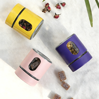 Bocaux de rangement portables en acier inoxydable pas chers pour thé, sucre, café – Contenants alimentaires compostables