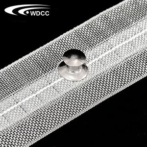 Transparent Ripple Fold Curtain Tape Nylon Ribbons With Hang Button Wave Fold Tape Accessories - Product Image 3