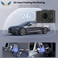 Cámara para Coche VIEVGUARB T5E con Visión Nocturna, Sensor G, Grabación en Bucle, Monitor de Estacionamiento, Control por Aplicación, 2K 1080P, Transmisión WiFi, Mini