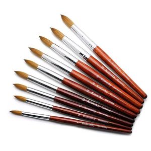 Diamantes de imitación <span class=keywords><strong>2022</strong></span> pelo Kolinsky puro, pintura de <span class=keywords><strong>uñas</strong></span> artísticas, pincel acrílico, gran oferta, 100% Mba - Product Image 6