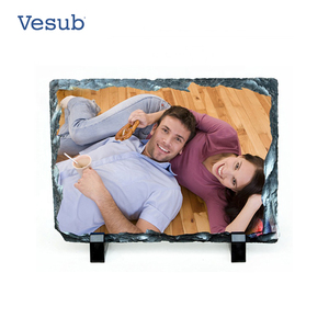 12*22cm Sublimation Rock Slate Sublimation Photo Slate pour cadeau de mariage - Product Image 2