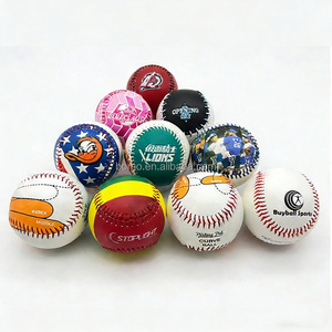 Pelota de Béisbol Zoshine de 9 Pulgadas y 5oz, Cuero Genuino de Vaca, para las Grandes Ligas, Pelotas de Béisbol a Granel - Product Image 5