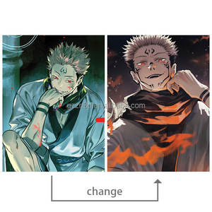 Pôster <span class=keywords><strong>Lenticular</strong></span> 3D Ricky Arte de Quadrinhos Pôster de Anime 3D Impressão de Pôster <span class=keywords><strong>Lenticular</strong></span> 3D Impressão UV Personalizada - Product Image 6