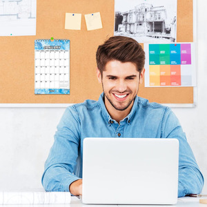 Calendriers personnalisés en papier inscriptible Petit <span class=keywords><strong>calendrier</strong></span> mural planificateur portable pour les entreprises - Product Image 5