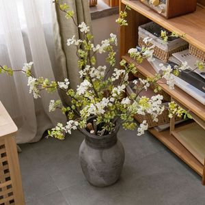 ดอกวิลโลว์หิมะประดิษฐ์สีขาว CallaFloral กิ่งเดี่ยว ตกแต่งงานแต่งงาน สไตล์ INS ต้นไม้ประดิษฐ์ 60 ซม. - Product Image 1