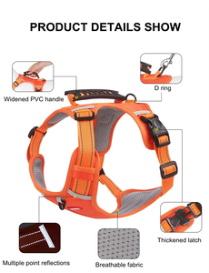 Songshan Toys Custom <strong>Dog</strong> Accessories Cloth Luxury Reflective Pet Harness AdjustableNo Pull <strong>Dog</strong> Harness <strong>Vest</strong> for Small Medium <strong>Dog</strong> - Product Image 3