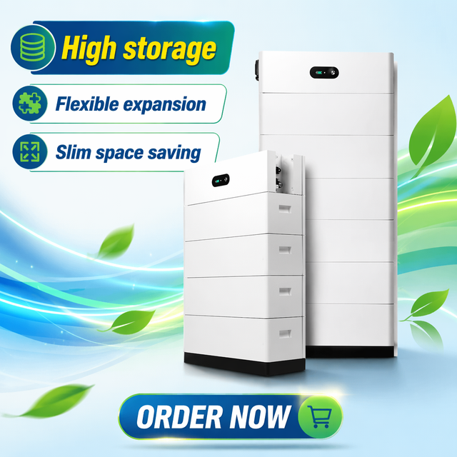 Eu Stock Three Phase Solar Hybrid Inverter 10KWh High Voltage Battery System Support AC Coupled Retrofit Installation