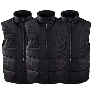 Nieuwe Ontwerp Custom Mannen Logo Body Warmer En Jas Mannen Cool Design Winter Vest