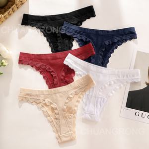 Ropa Interior con Borde de Encaje, Tangas de Mujer, Bragas de Encaje sin Costuras, Bragas de Mujer sin Costura, Ropa Interior Femenina - Product Image 3