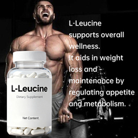 Capsules de L-Leucine en vente chaude OEM, poudre de leucine pour la récupération musculaire des adultes