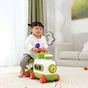 Nuevo juego de rompecabezas de aprendizaje multifunción para niños pequeños, andador de coche con pulverización de niebla y música de luces - Product Image 2