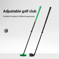 Putter de golf rétractable double face à longueur réglable Konday, pour droitiers, nouveau produit transfrontalier, club de golf en caoutchouc et acier