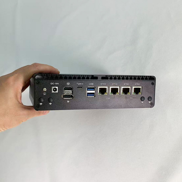 New Network AI 4 NVME OEM Mikrotik Ubuntu Soft Router AMD Ryzen R5-7640HS R7-8845HS Linux PC Industrial Gaming Computer Mini PC