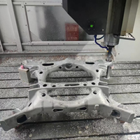 Cadre de châssis Fabrication CNC Composants de conception légers Usinage de pièces surdimensionnées Usinage de précision personnalisé