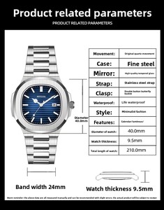 Orologio da Polso da Uomo OEM all'Ingrosso Impermeabile in Acciaio Inossidabile al Quarzo con Funzione Luminosa - Product Image 4