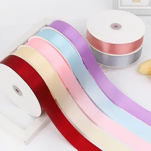 INUNION Hot Sales Polyester Flower Ribbon Satin Ribbon For Floral Bouquet Wrapping