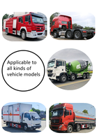 Capteurs de flamme portables de haute qualité pour capots anti-incendie et tuyaux d'échappement, 6,5 cm, pour divers camions-citernes