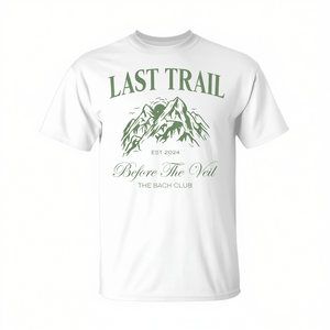 Camiseta de novia para senderismo y despedida de soltera Last Trail Before The Veil - Product Image 2