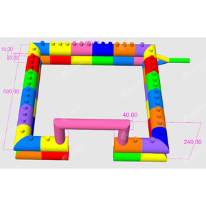 Enclos de jeu gonflable durable pour tout-petits, clôture géante pour briques de jeu, aire de jeux pour intérieur et extérieur - Product Image 4