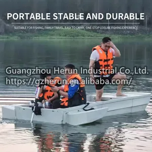 Professional Version Can Be Stacked Portable Plastic Detachable Rowboat Fishing Boat