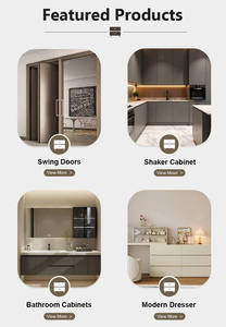 Credenza Bianca Lucida per Dispensa, Armadio Bianco per Cucina, Ristrutturazione Cucina Bianca - Product Image 5