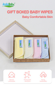 Ananbaby <span class=keywords><strong>Lingette</strong></span> en tissu <span class=keywords><strong>lavable</strong></span> de haute qualité pour nouveau-né Lingettes réutilisables en éponge de <span class=keywords><strong>bambou</strong></span> douce pour bébé - Product Image 2