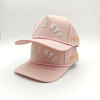 Gorra de Golf Deportiva Impermeable Oxford de 5 Paneles, Innovadora, con Logotipo Bordado Personalizado, MOQ Bajo, OEM, Perforada con Láser, Transpirable y de Secado Rápido