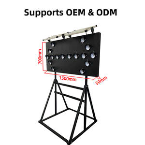 Señalización de Tráfico Solar para Construcción, Luz LED de Señalización de Tráfico Bidireccional con Flecha, Protección IP65, Tipo de Instalación en <span class=keywords><strong>Suelo</strong></span>/Terra - Product Image 1