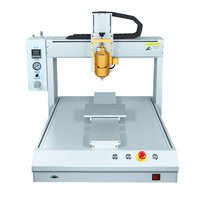 Distributeur automatique de colle thermofusible à station unique de 30 ml, machine industrielle multi-matériaux avec contrôle PLC