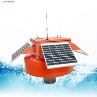 Boya de Calidad de Agua para Embalses No Tripulada con Sonda Óptica de Turbidez y Medidor de Sólidos Suspendidos Equipada con Panel Solar de 60W