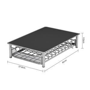 Caja de Almacenamiento Portátil para Cápsulas de Café, a Prueba de Polvo, Cajón de Escritorio, Base Moderna y Simple de Hierro para Cafetera, Sin Instalación - Product Image 1