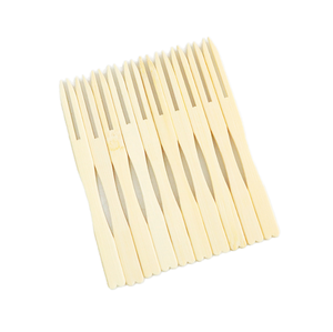 Palitos de Bambú Biodegradables Desechables con Diseño de Flores en Cian, Rojo y Negro, para Decoración de Alimentos, Letreros de Cócteles, etc., 100 Unidades por Bolsa - Product Image 6