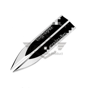 2 pièces, emblème de <span class=keywords><strong>logo</strong></span> AMG en métal 3D pour aile latérale de <span class=keywords><strong>voiture</strong></span>, autocollant pour Mercedes Benz AMG Classe <span class=keywords><strong>B</strong></span> C E G GLB GLC GLK GLE - Product Image 4
