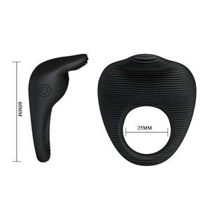 Silikon verzögerte Ejakulation <span class=keywords><strong>Penis</strong></span> <span class=keywords><strong>Ring</strong></span> Wasserdicht vibrierende Kugel Cockring für Sex für Männer - Product Image 2