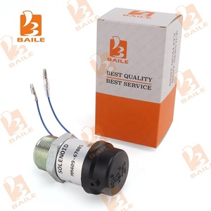 Solénoïde d'arrêt 12V MM409-67001 électrovanne d'extinction de carburant pour <span class=keywords><strong>moteur</strong></span> <span class=keywords><strong>Mitsubishi</strong></span> S3L2 S4L2 <span class=keywords><strong>L2E</strong></span> K3 E305C K4N S4L K4E K4F - Product Image 5