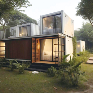 Casa Prefabricada Industrial Estándar Opcional Yiguanlin, Estructura de Acero Blanca, 3 Dormitorios, con Garantía de 5 Años - Product Image 1