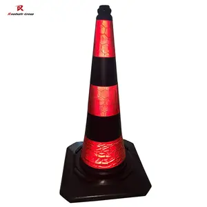 New Arrival Warning Traffic Cones Road Safety Traffic Products Reflective Tape Plastic Traffic Cones