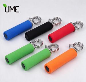 Renforceur de préhension en mousse avec logo personnalisé, poignée en éponge colorée, ressort métallique, pour l'entraînement des doigts et des poignets, fitness - Product Image 1
