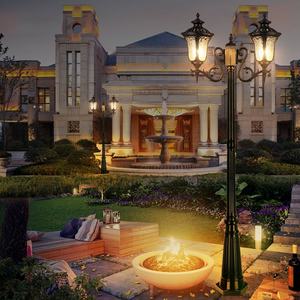 핫 세일 정원 빛 검정 백색 TUV 알루미늄 야드 폴란드 E27 정원 빛 - Product Image 3